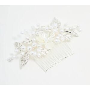 NWT Lovisa Silver and Pearl Hair Combs Wedding Updo (2 combs)